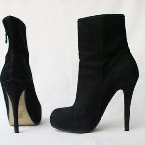 2/$50 Leather Platform Ankle Boots from Topshop